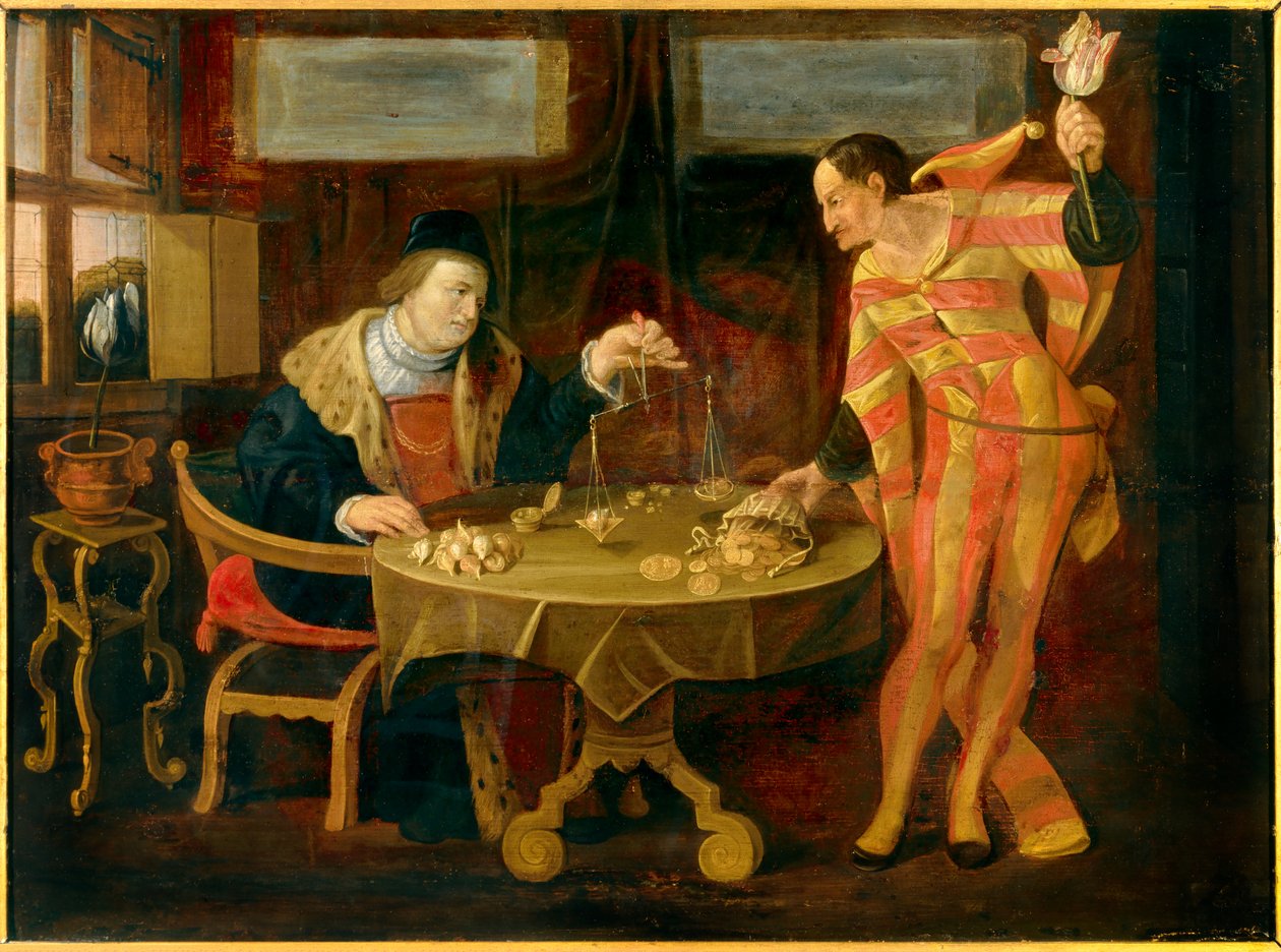 De verkoop van tulpenbollen door Flemish School