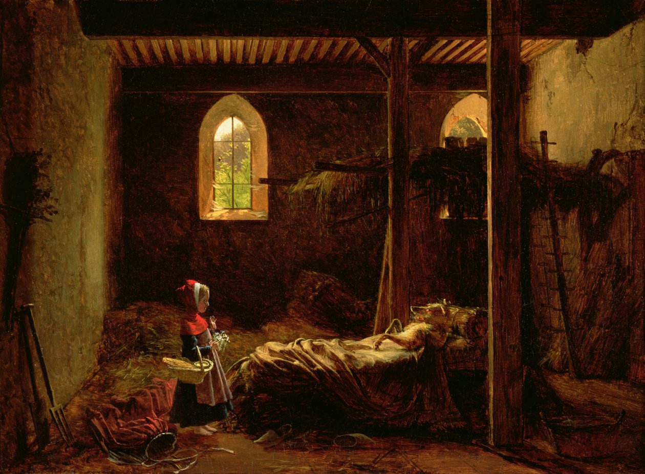 Roodkapje, c.1820 door Fleury François Richard