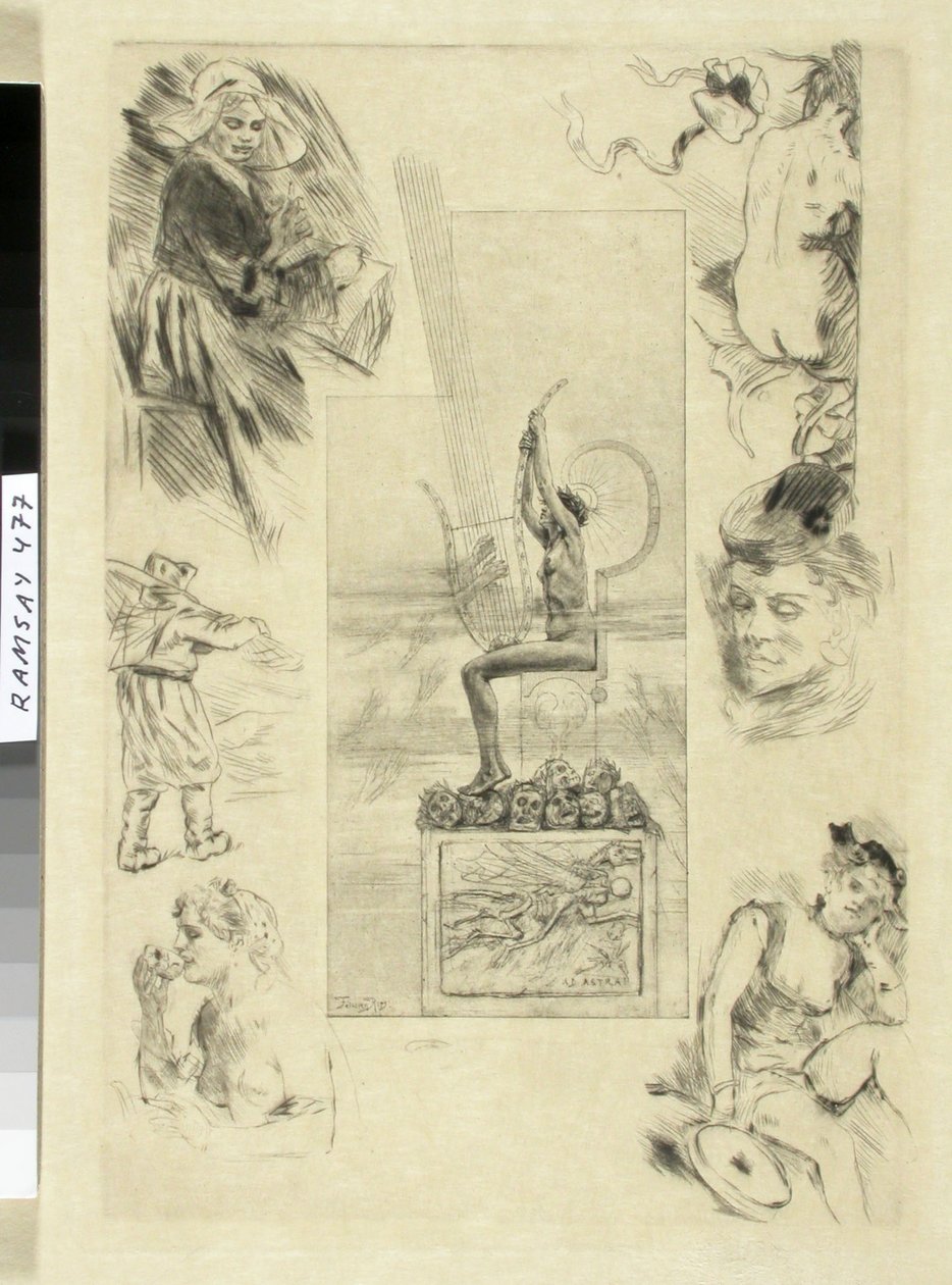 De grote lyriek. Titelpagina van de 1887 editie van Mallarmé