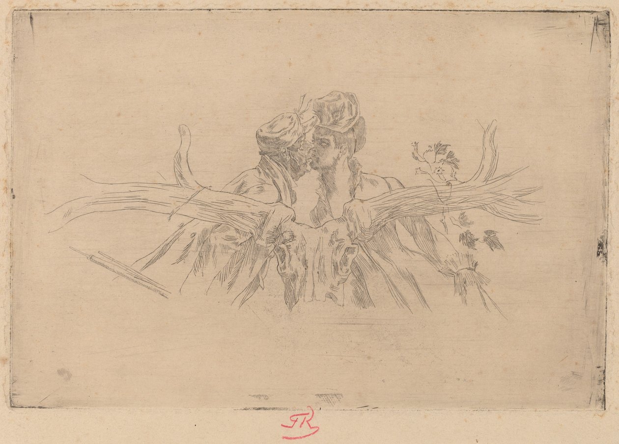 De trein van Maris door Félicien Rops