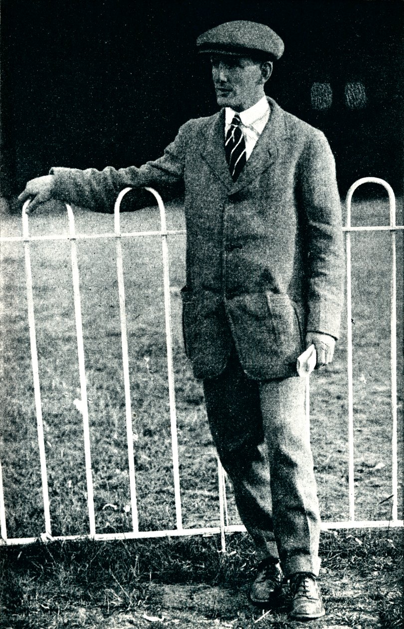 Overlevende van een verschrikkelijk ongeluk: Mr Sydney Pickles, de Caudron-expert, 1913 1934 door Flight Photo