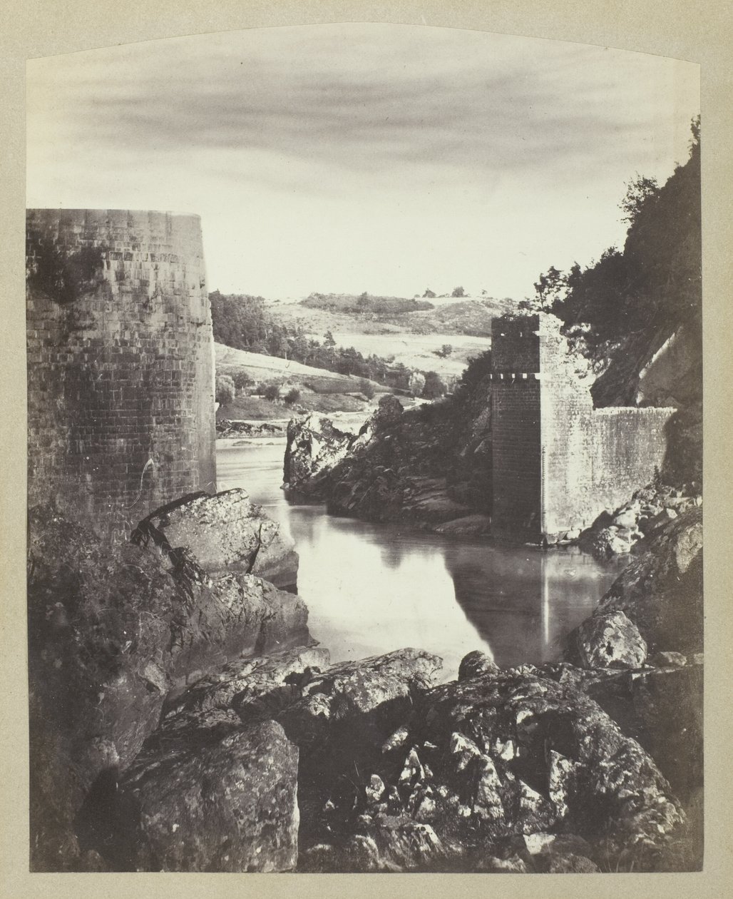 Landschap met Ruïne door Félix Thiollier