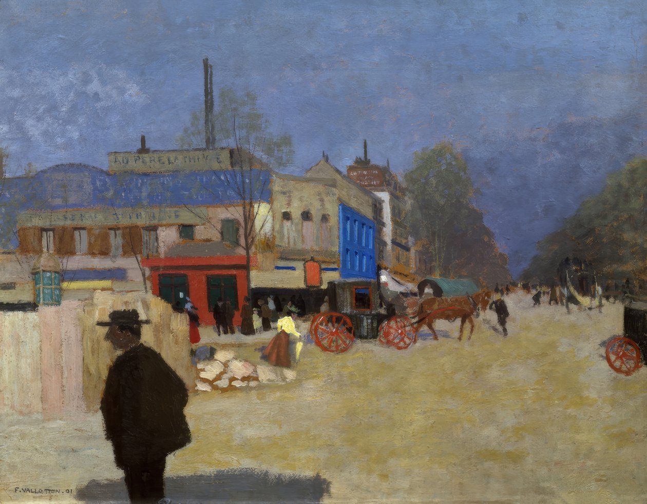 Plaats Clichy door Félix Vallotton