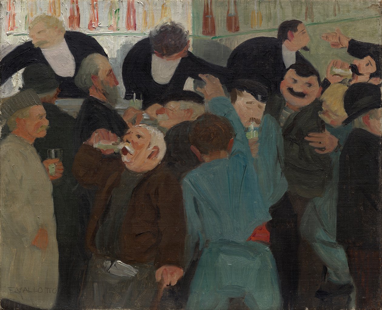 Het Bistro door Félix Vallotton