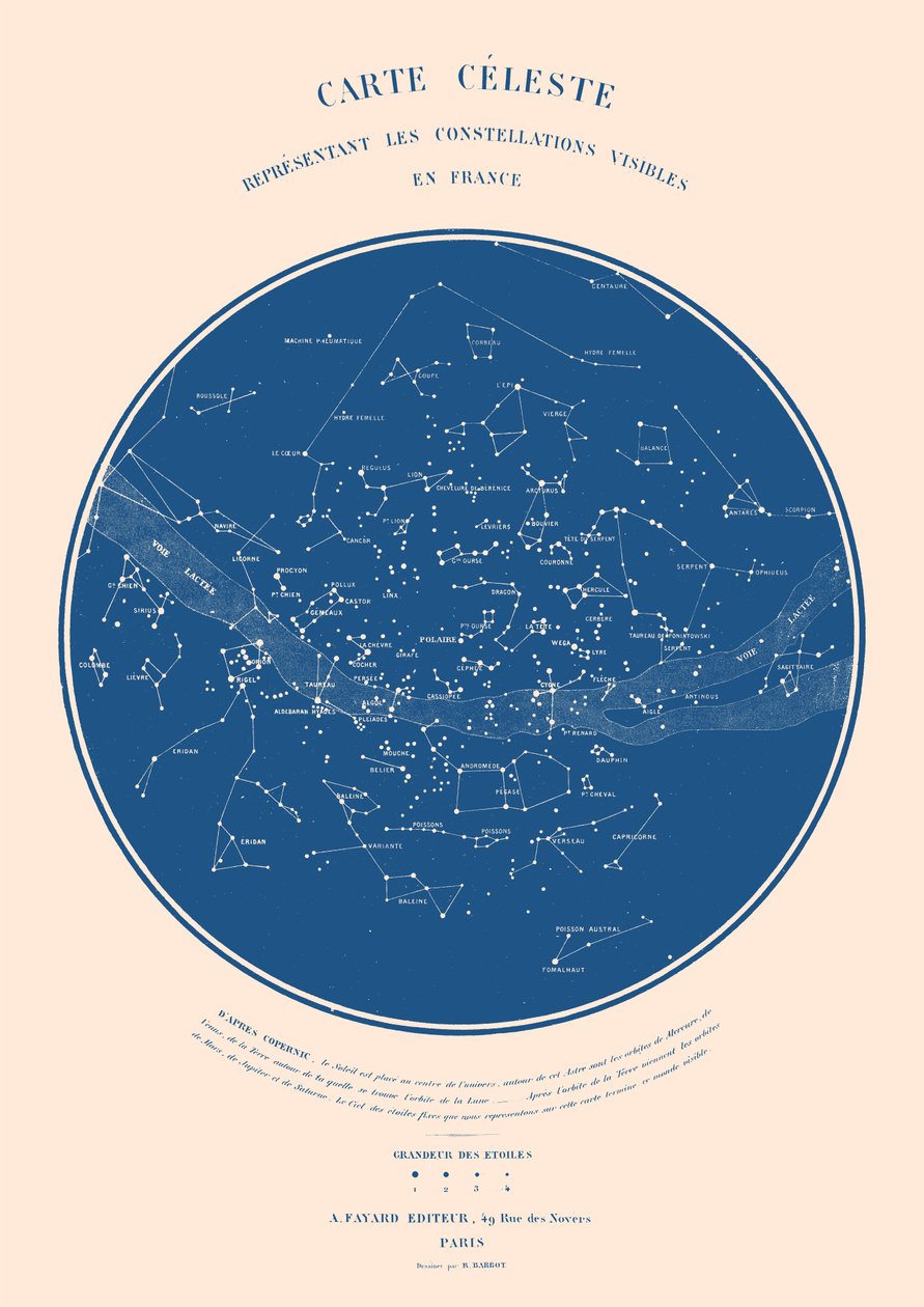 Carte Celeste - ASTER EDITION, 2022 door Florent Bodart