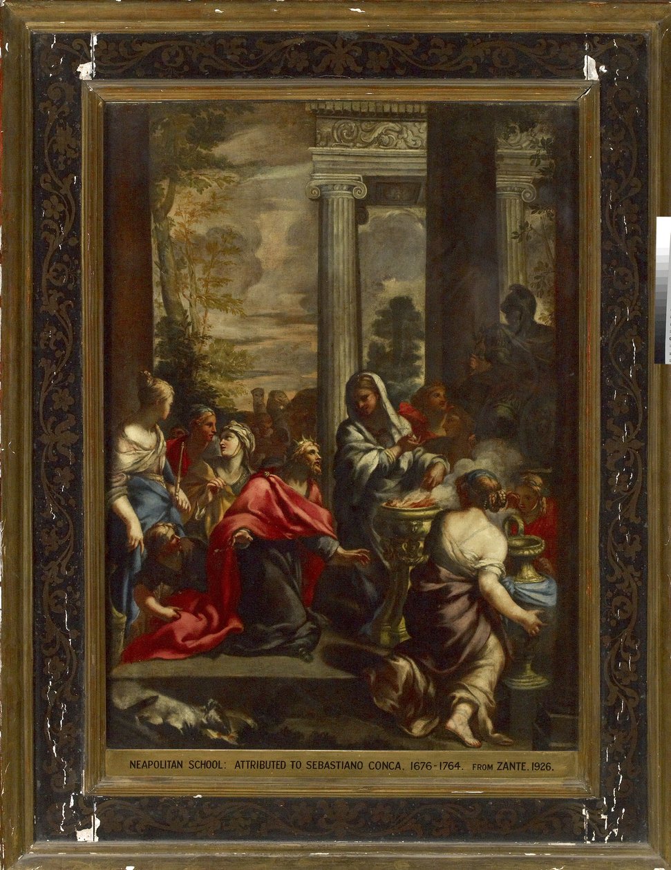 De afgoderij van Salomo, ca. 1675 - 1695 door Florentine School