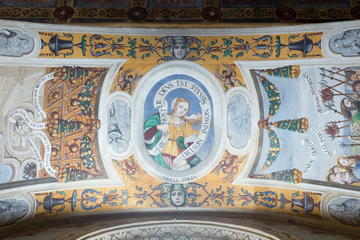 Het koor van de nonnen fresco
