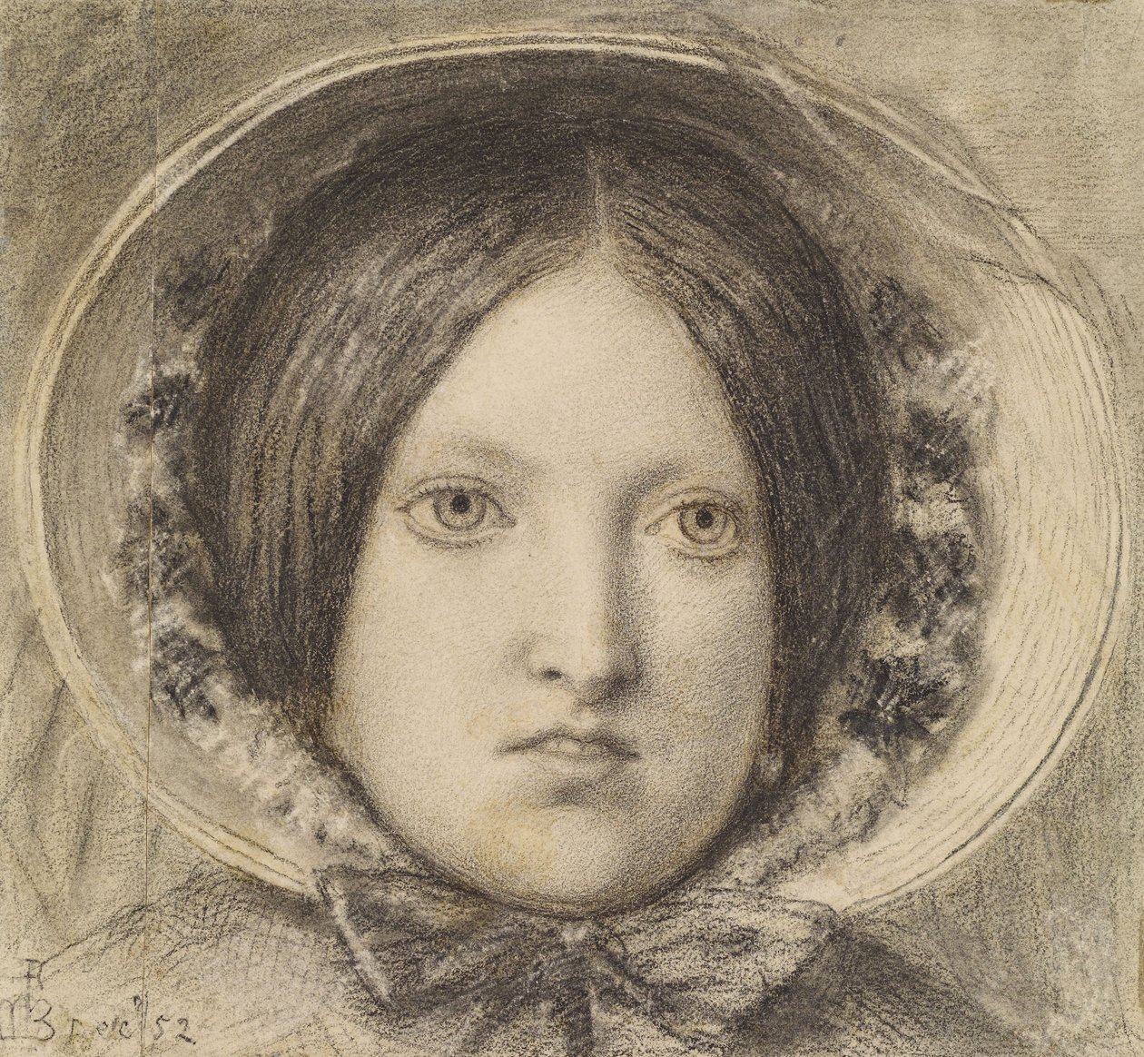 Het laatste van Engeland (detail) door Ford Madox Brown