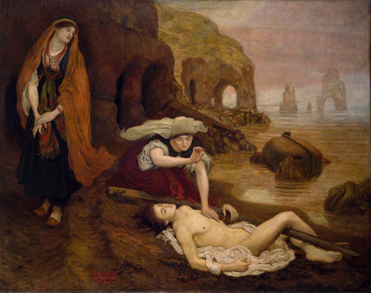 Het vinden van Don Juan door Haidee door Ford Madox Brown
