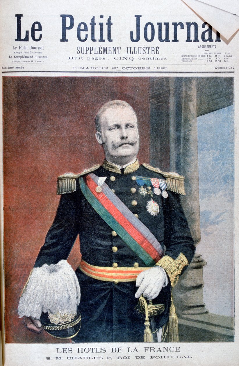 Karel I, koning van Portugal, 1895 door Fortuné Méaulle