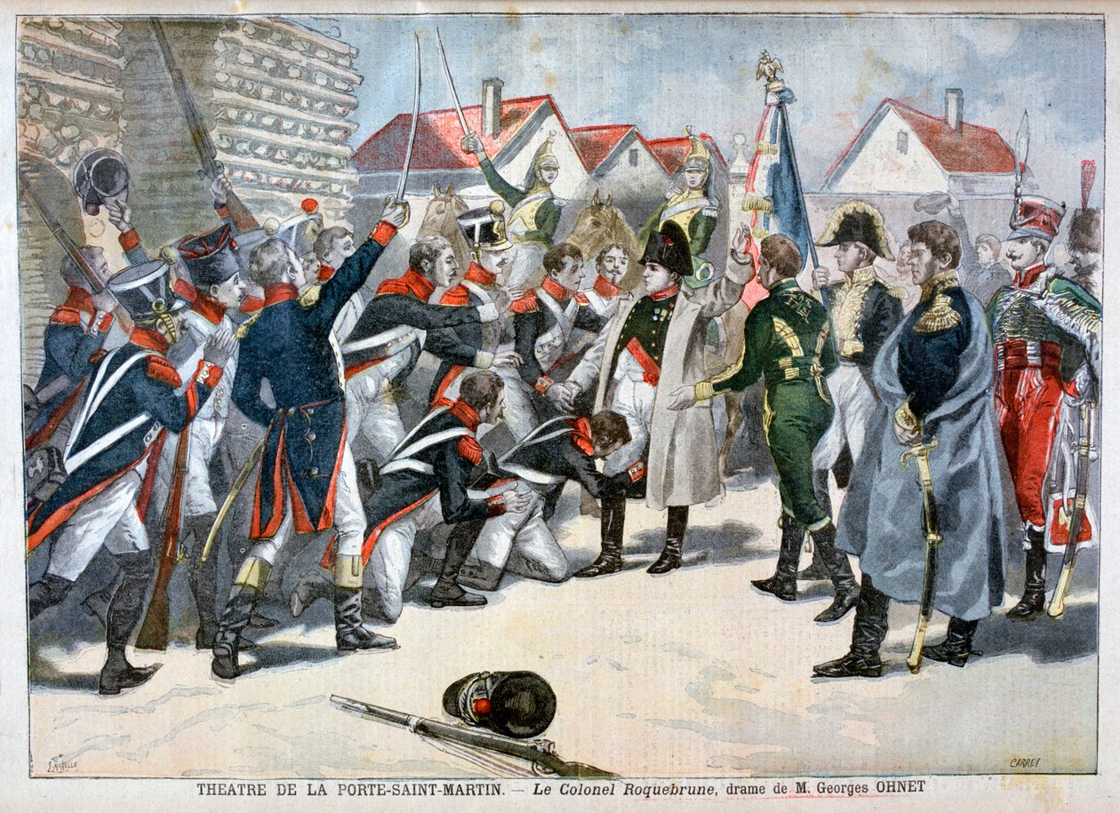 Le Colonel Roquebrune, een drama door Georges Ohnet, 1897 door Fortuné Méaulle