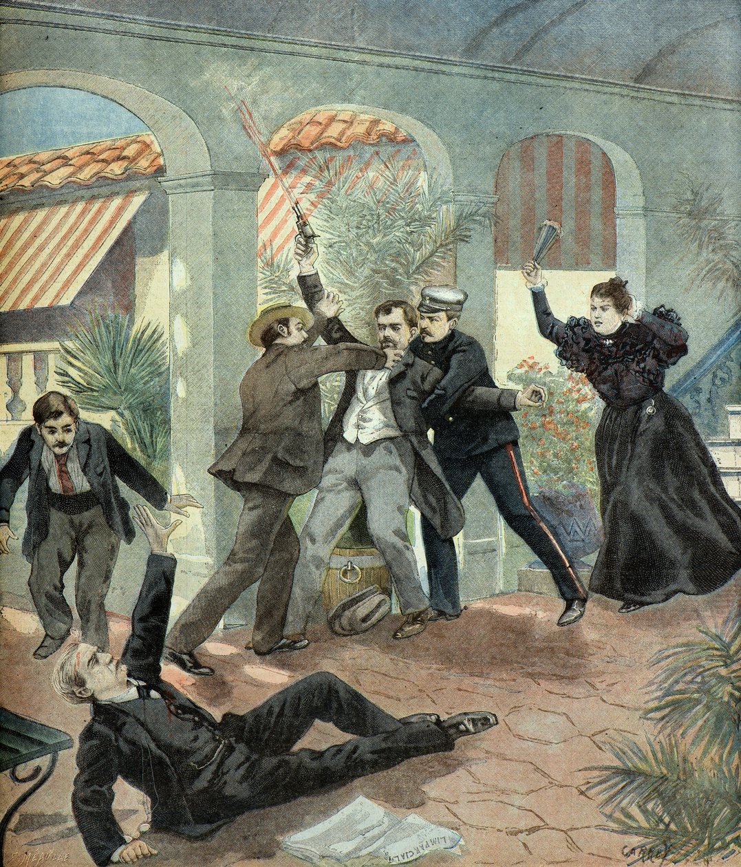 door Fortune Louis Meaulle