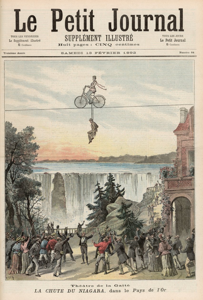 Theatre de la Gaite artiesten bij Niagara Falls, uit 