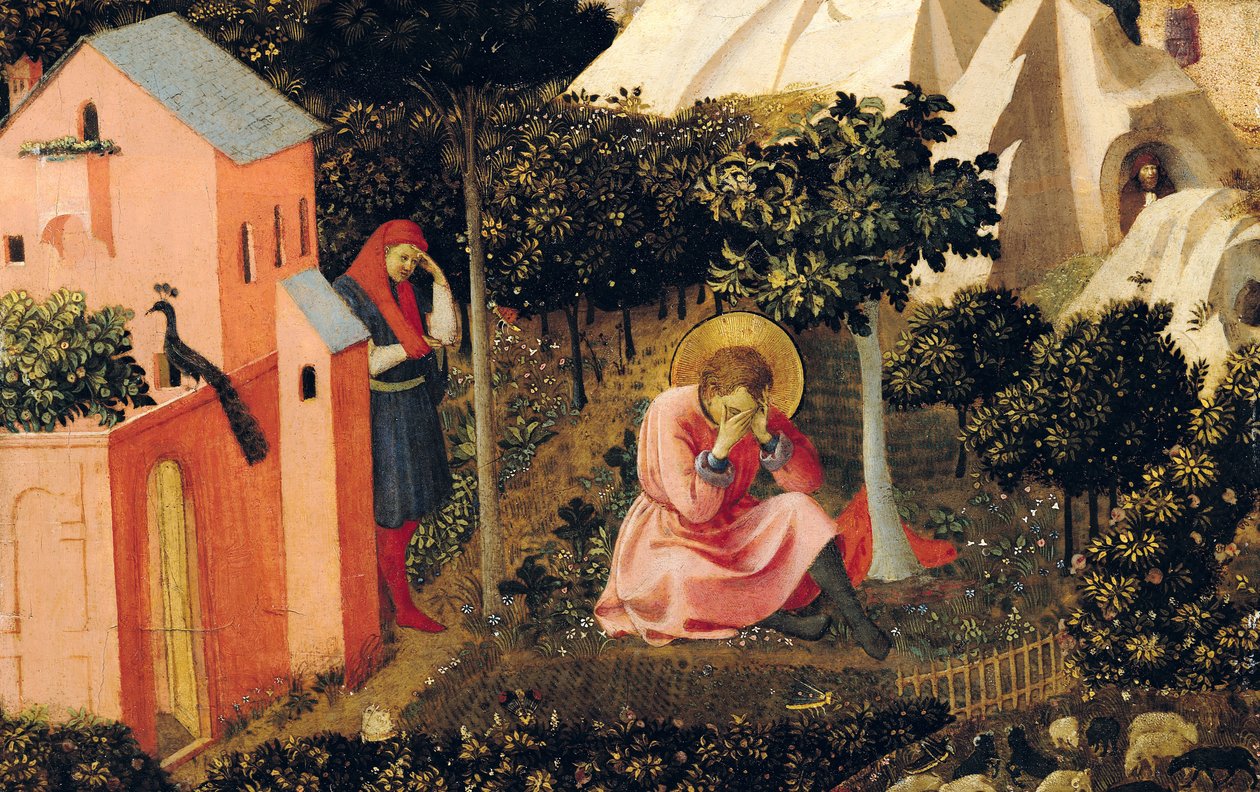 De Bekering van St. Augustinus door Fra Angelico