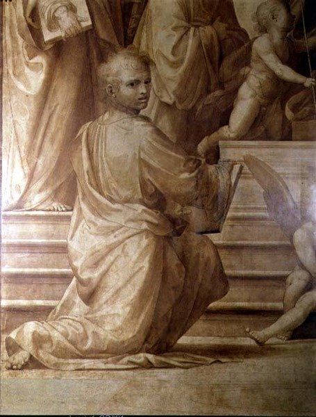 Het Grote Raad Altaarstuk, (detail) door Fra Bartolomeo