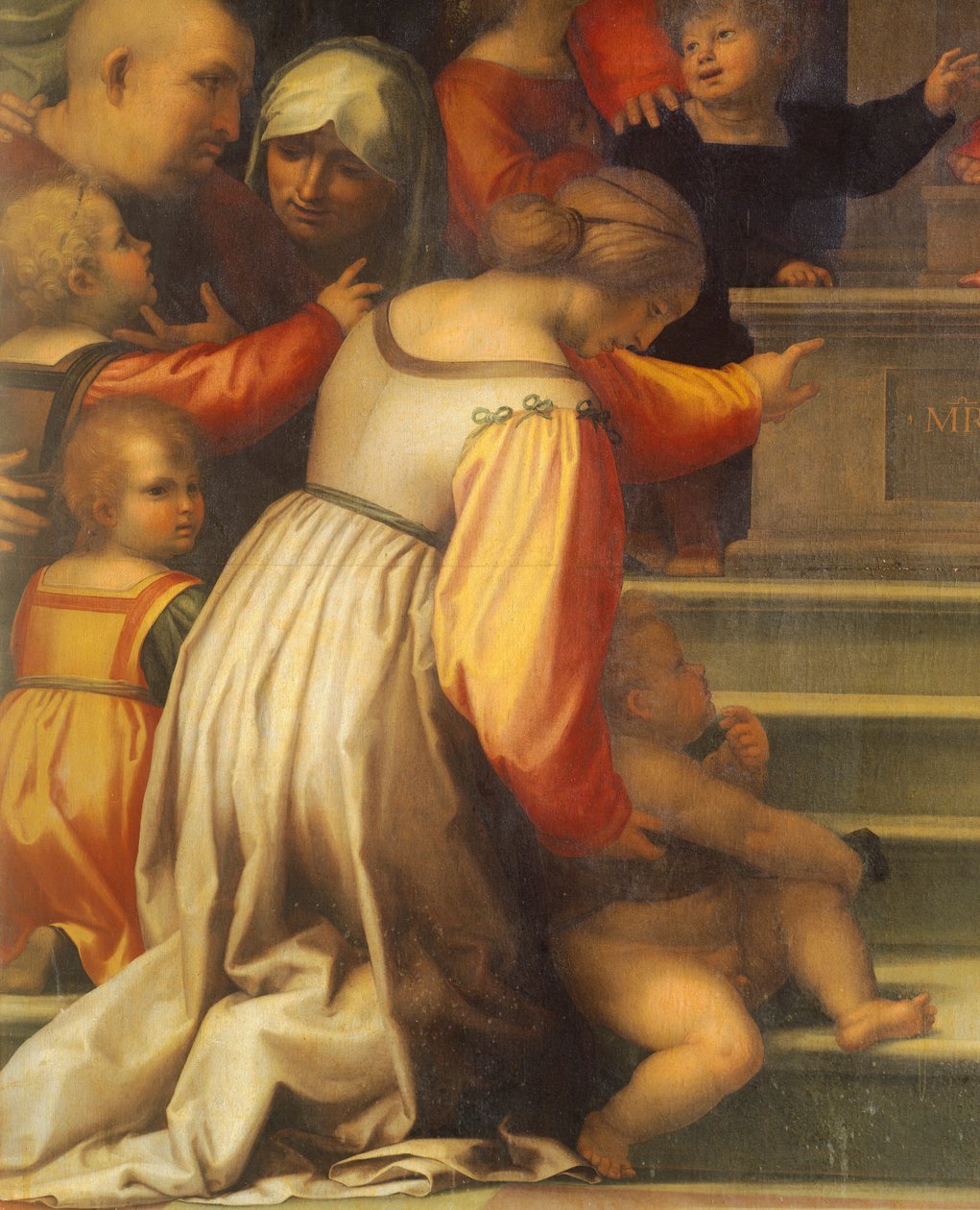 Onze-Lieve-Vrouw van Barmhartigheid door Bartolomeo della Porta bekend als Fra Bartolomeo (1472-1517) (detail) door Fra (1472 1517) Bartolomeo