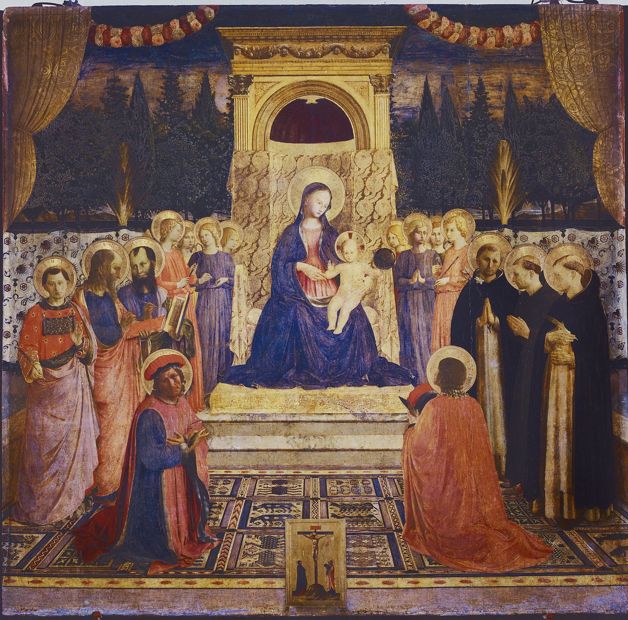 Altaarstuk van San Marco, circa 1438-1440 door Fra  Angelico