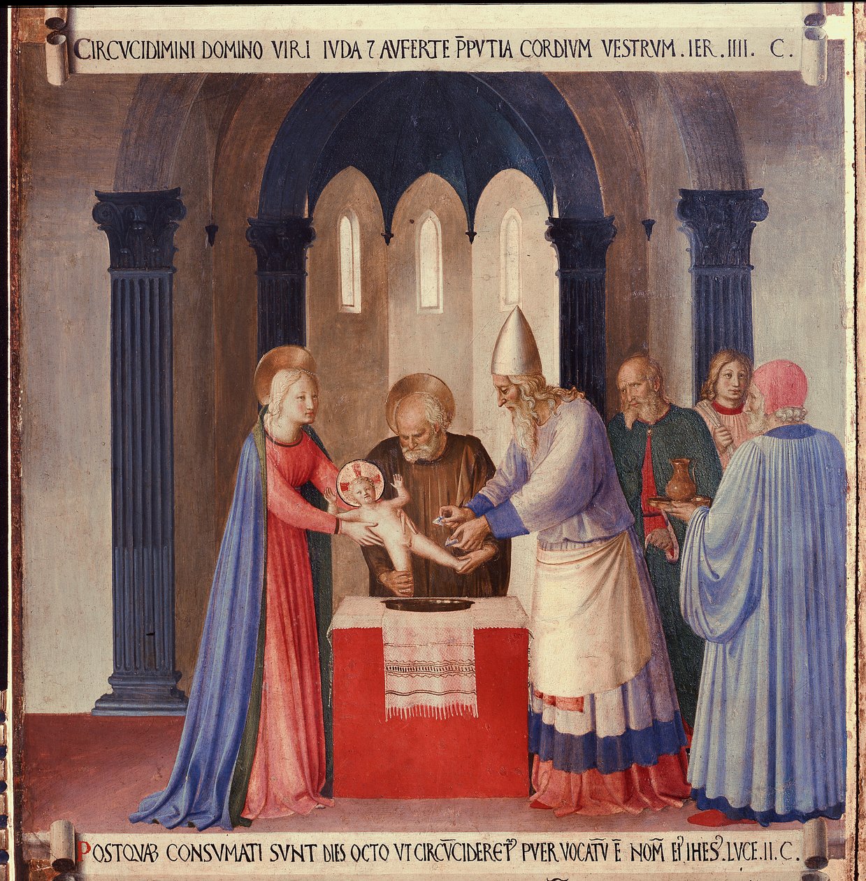 Leven van Christus: de besnijdenis, Armadio degli Argenti door Fra  Angelico