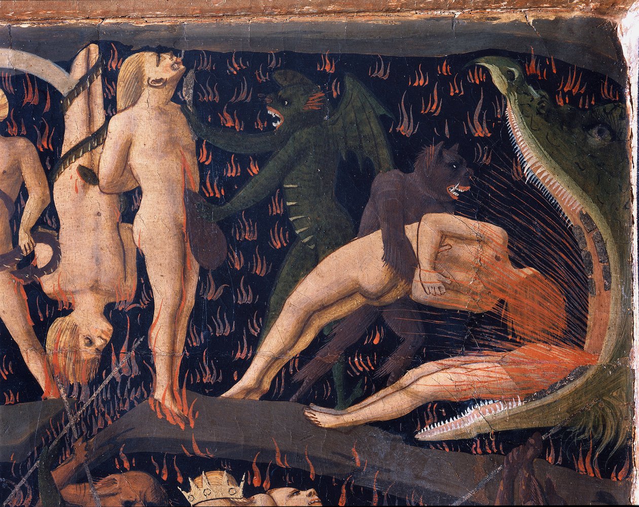 Het laatste oordeel: de hel door Fra  Angelico