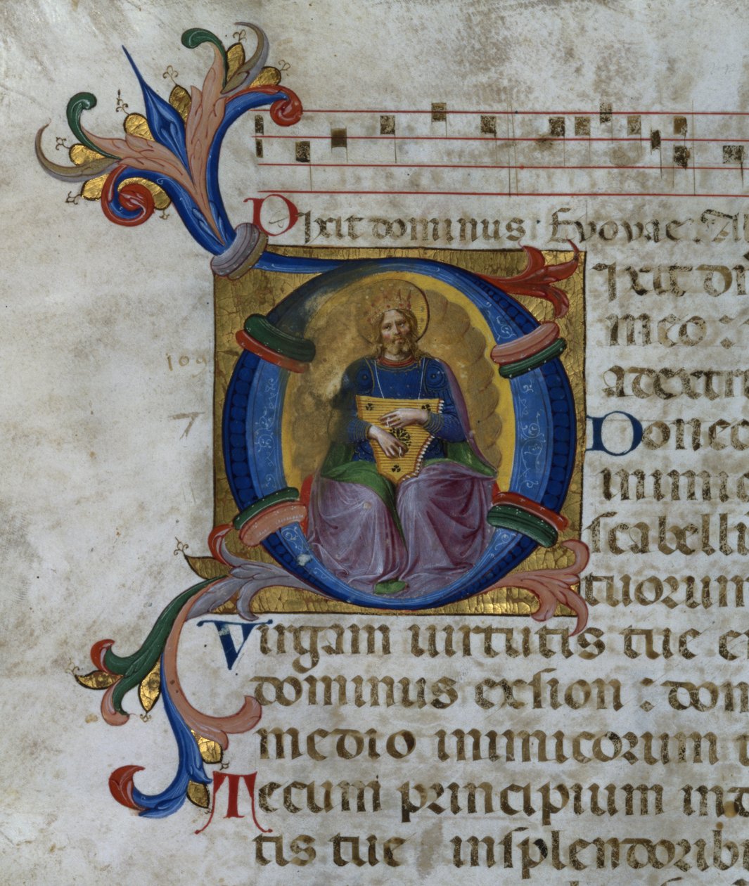 Ms 531 f.169v Geïllustreerde initiaal 