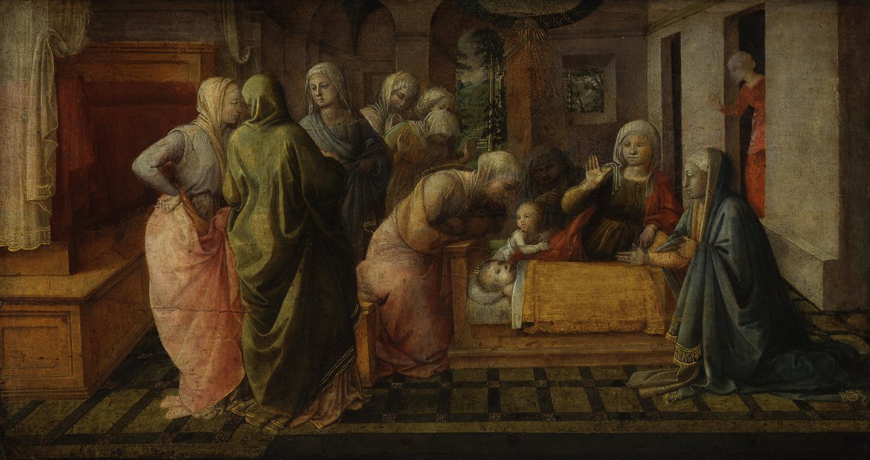 Het bijenwonder van de heilige Ambrosius door Fra Filippo Lippi