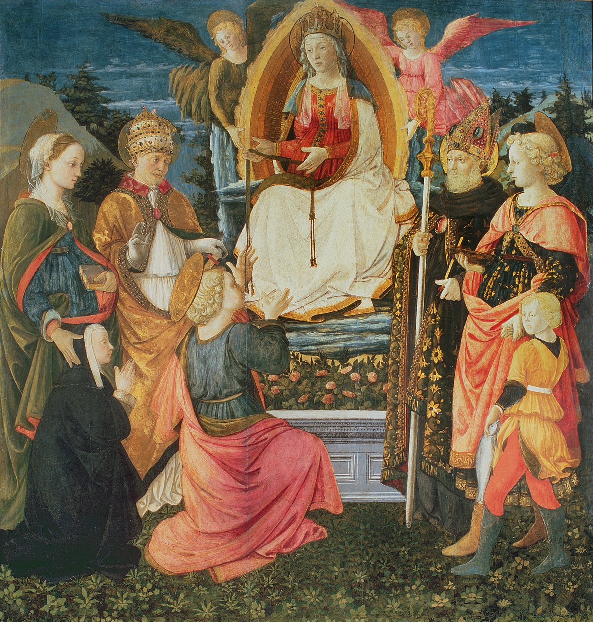 De Madonna van de Heilige Gordel, 1456 door Fra Filippo Lippi