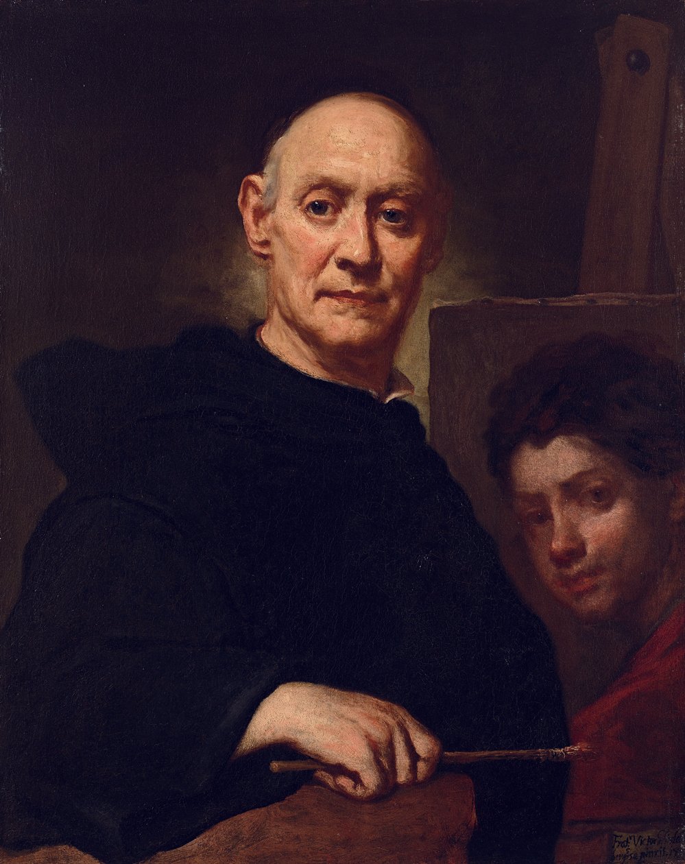 Italiaans:  Autoritratto Zelfportret door Fra Galgario