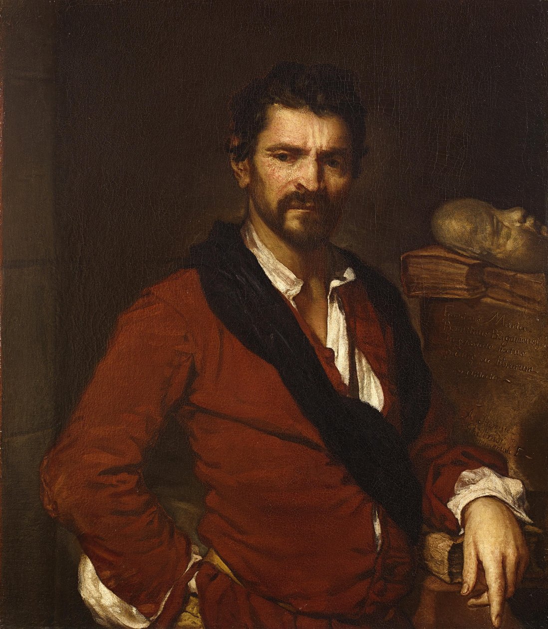 Italiaans: Portret van Francesco Maria Bruntino Portret van Francesco Maria Bruntino door Fra Galgario