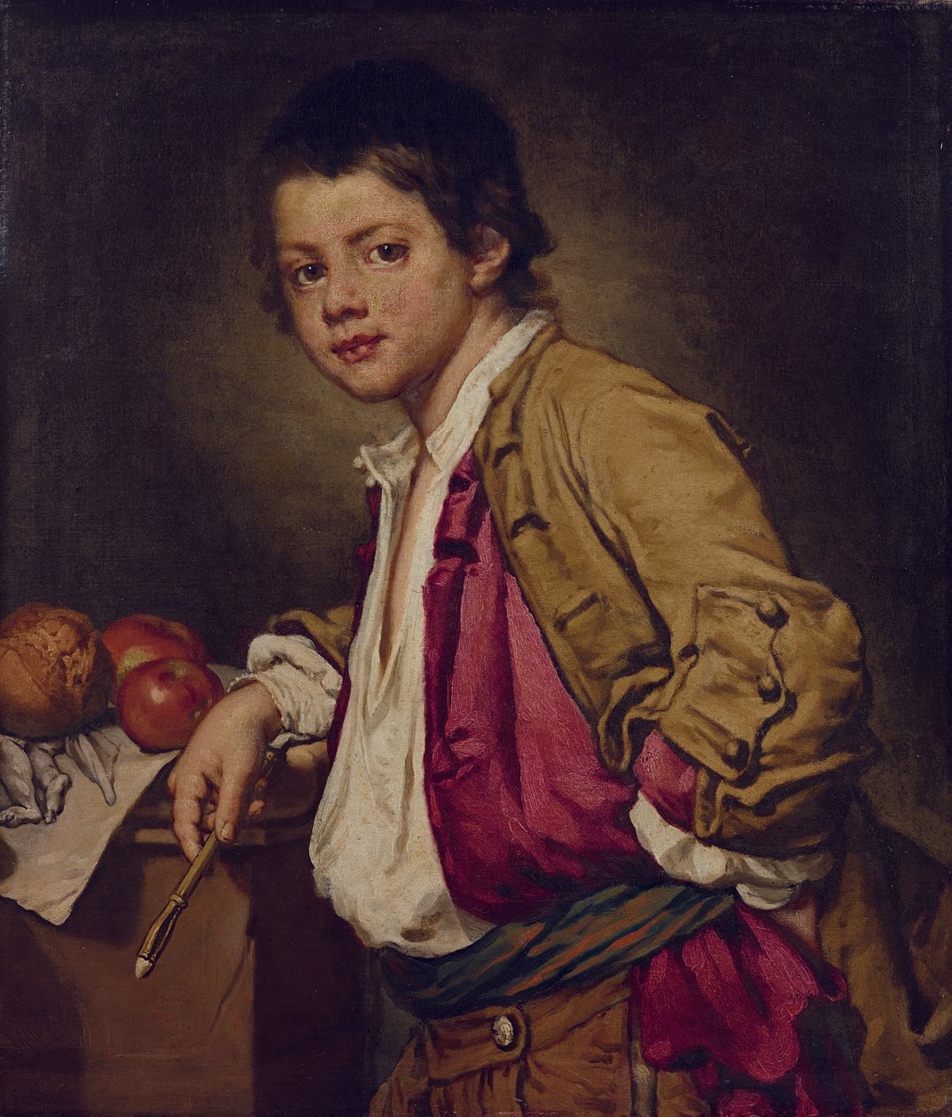 Italiaans: Portret van een jonge schilder door Fra Galgario