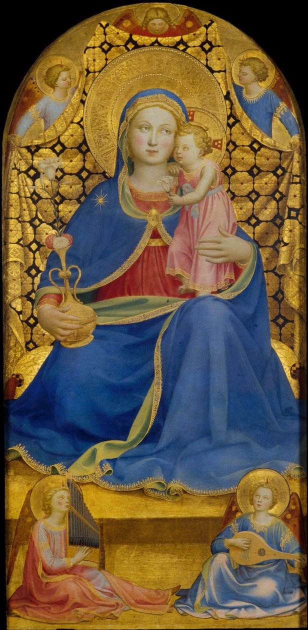 De Maagd van Nederigheid door Fra Giovanni Angelico da Fiesole