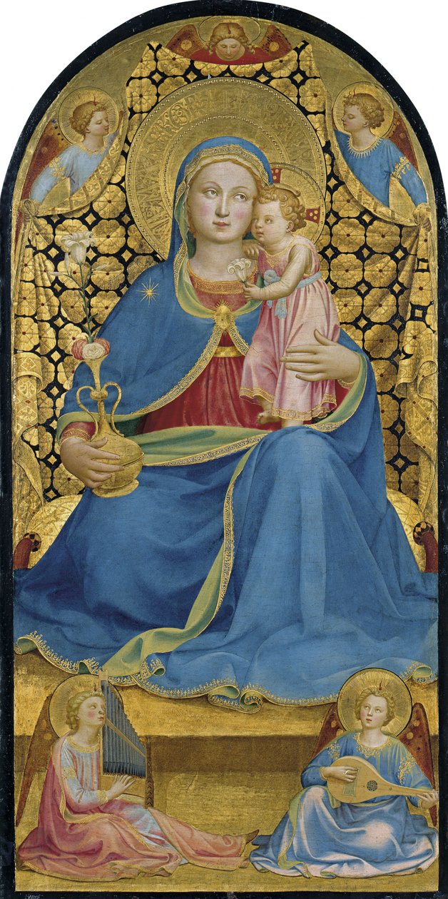 De Maagd van Nederigheid Madonna dell Umiltà, c. 1433-1434 door Fra Giovanni Angelico da Fiesole