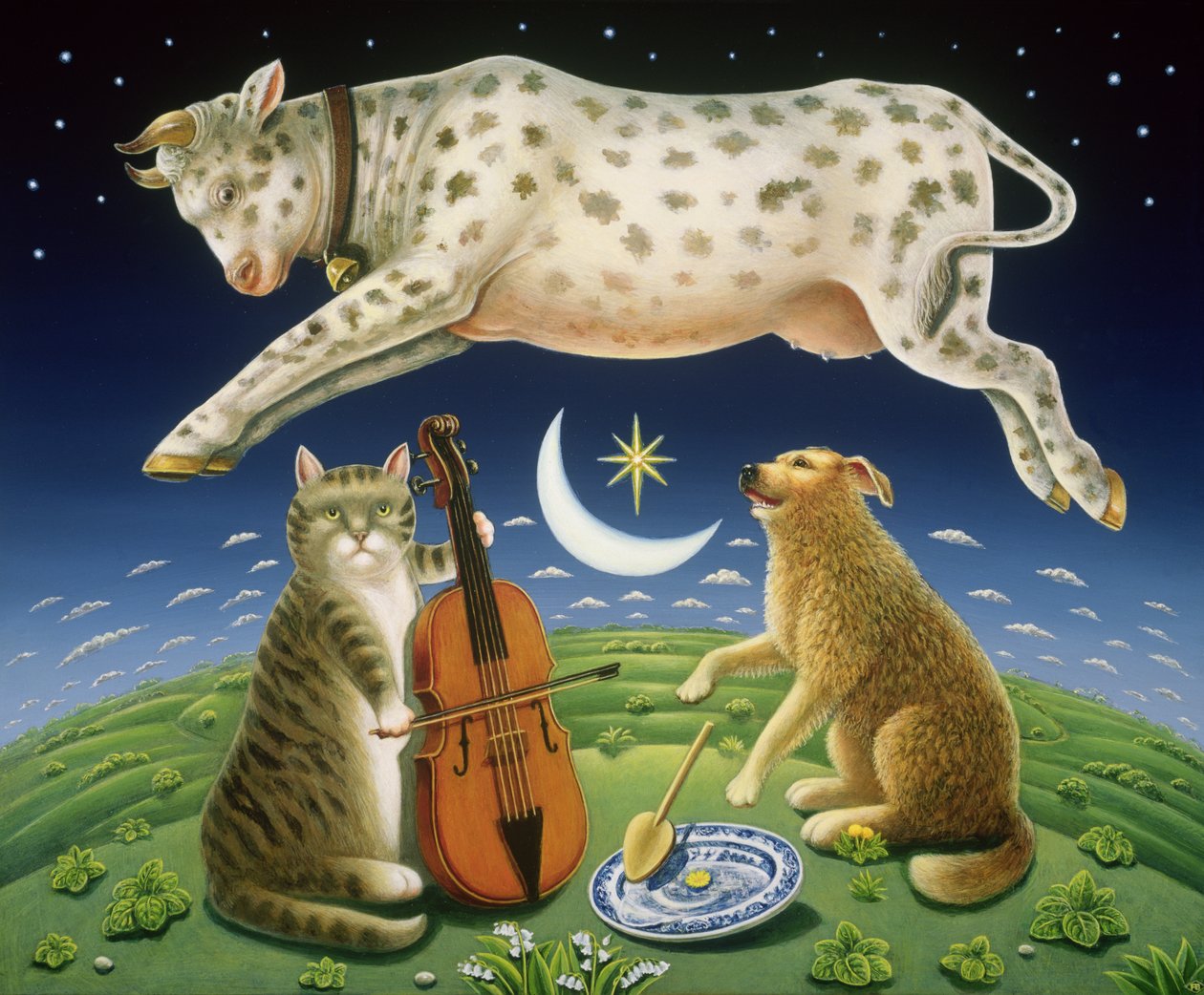 De Kat en de Viool door Frances Broomfield