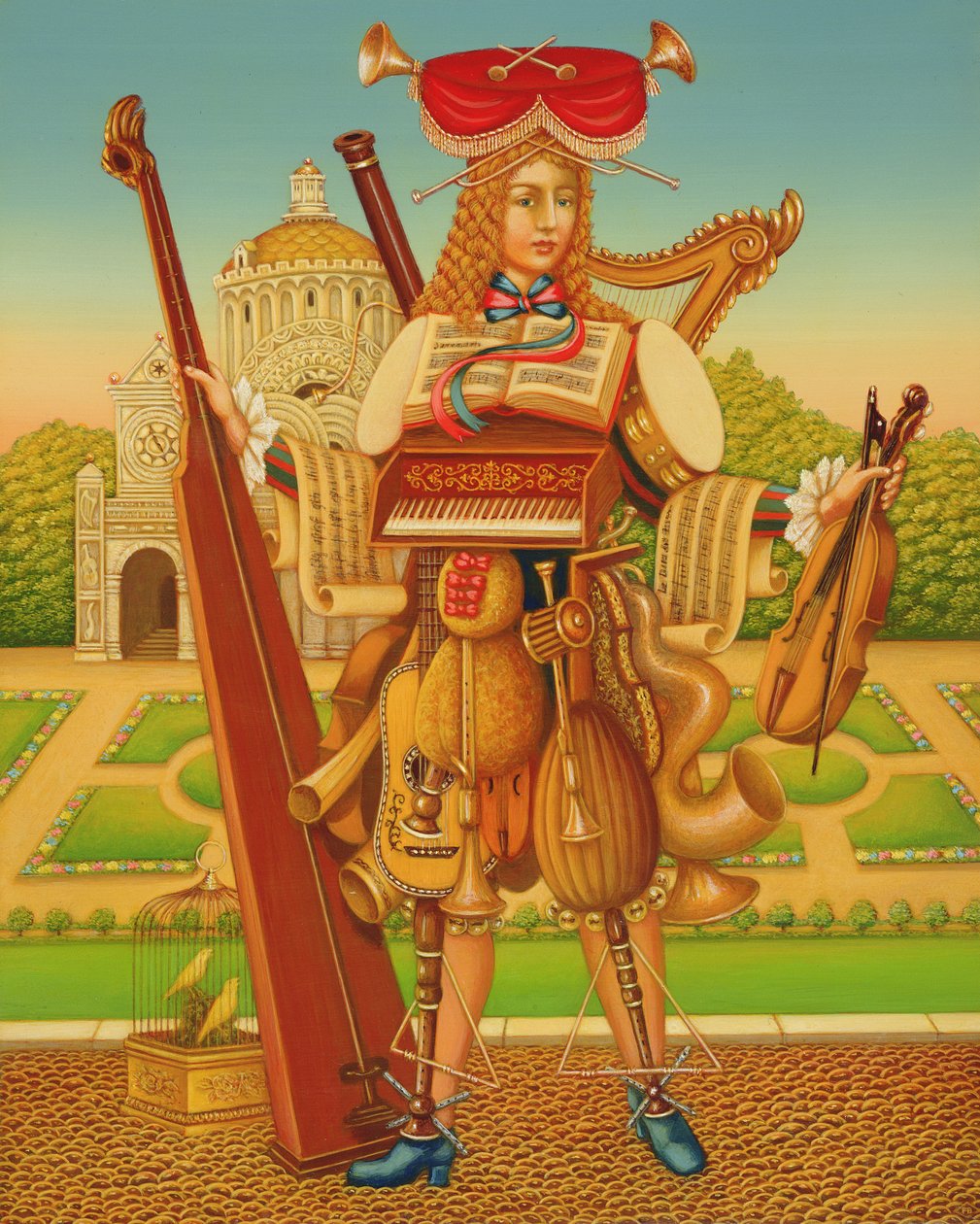 De Muzikantentuin door Frances Broomfield