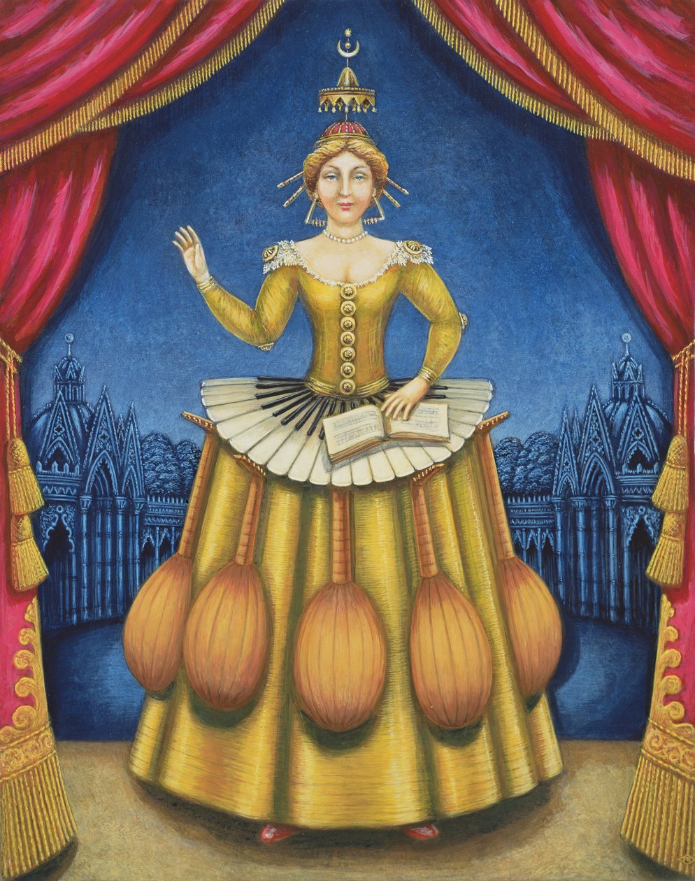 De Muzikantsvrouw door Frances Broomfield