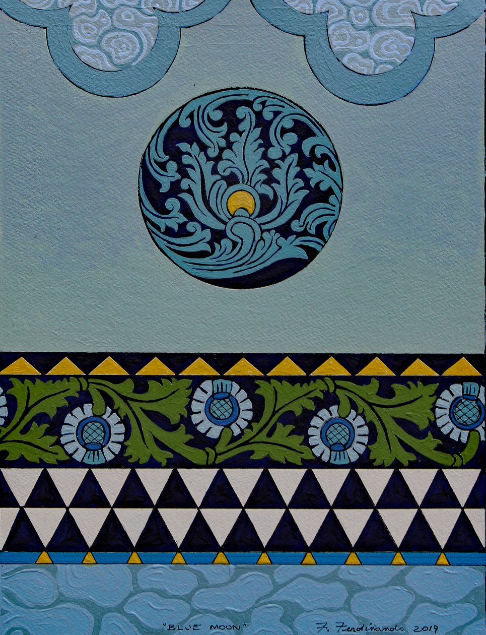 Blauwe maan door Frances Ferdinands