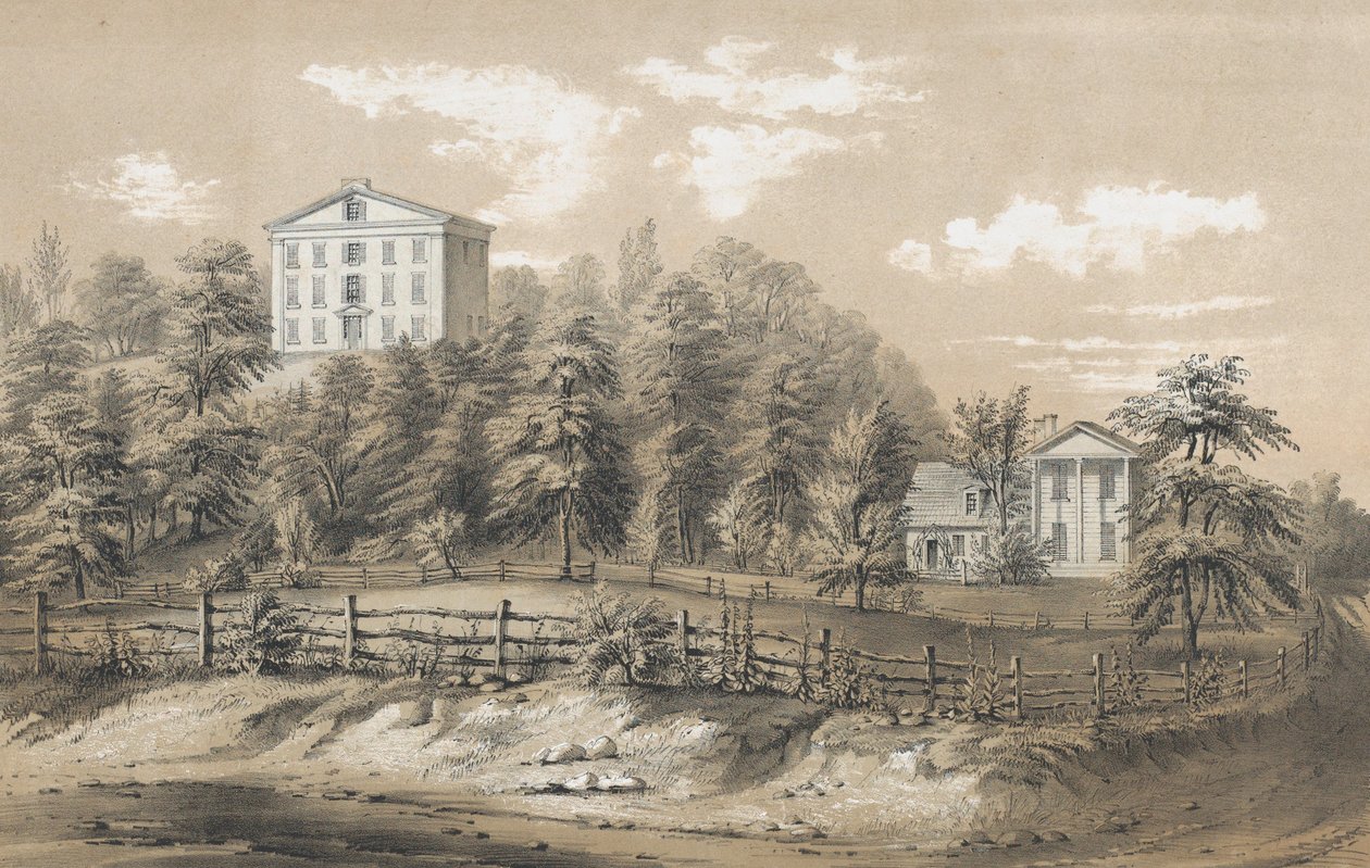 Richmond Seminary, Staten Island, N.Y. door Frances Flora Bond Palmer