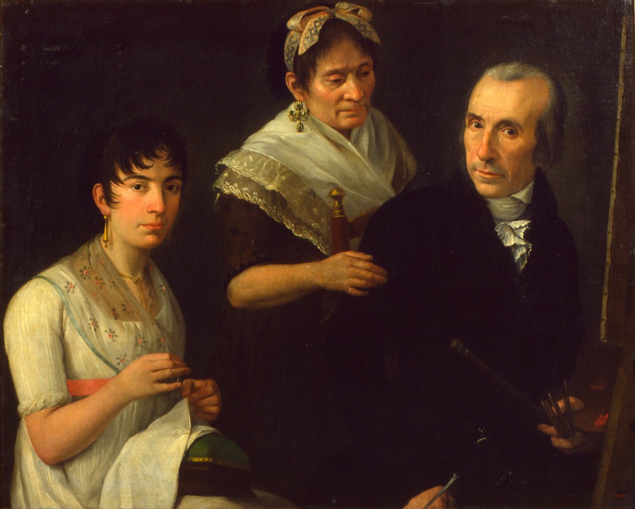 De familie van de schilder door Francesc Lacoma i Sans
