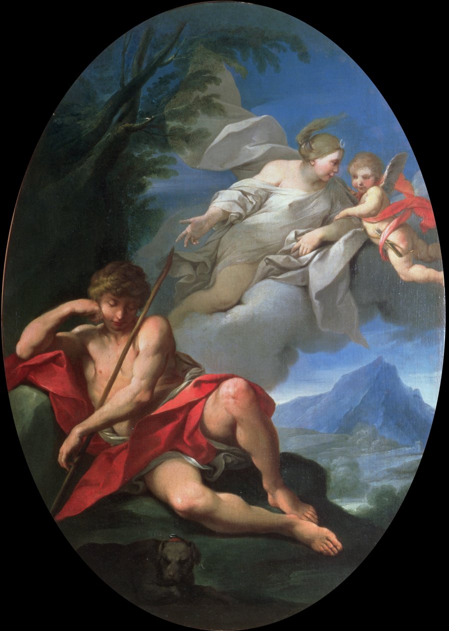 Diana en Endymion door Francesco Vellani