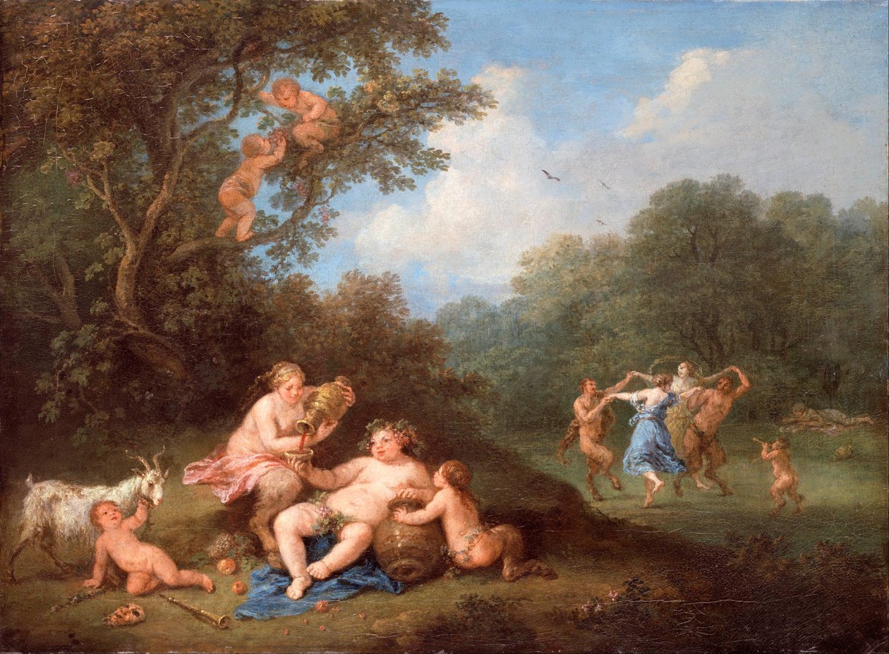 Bacchanaal door Francesco Zuccarelli