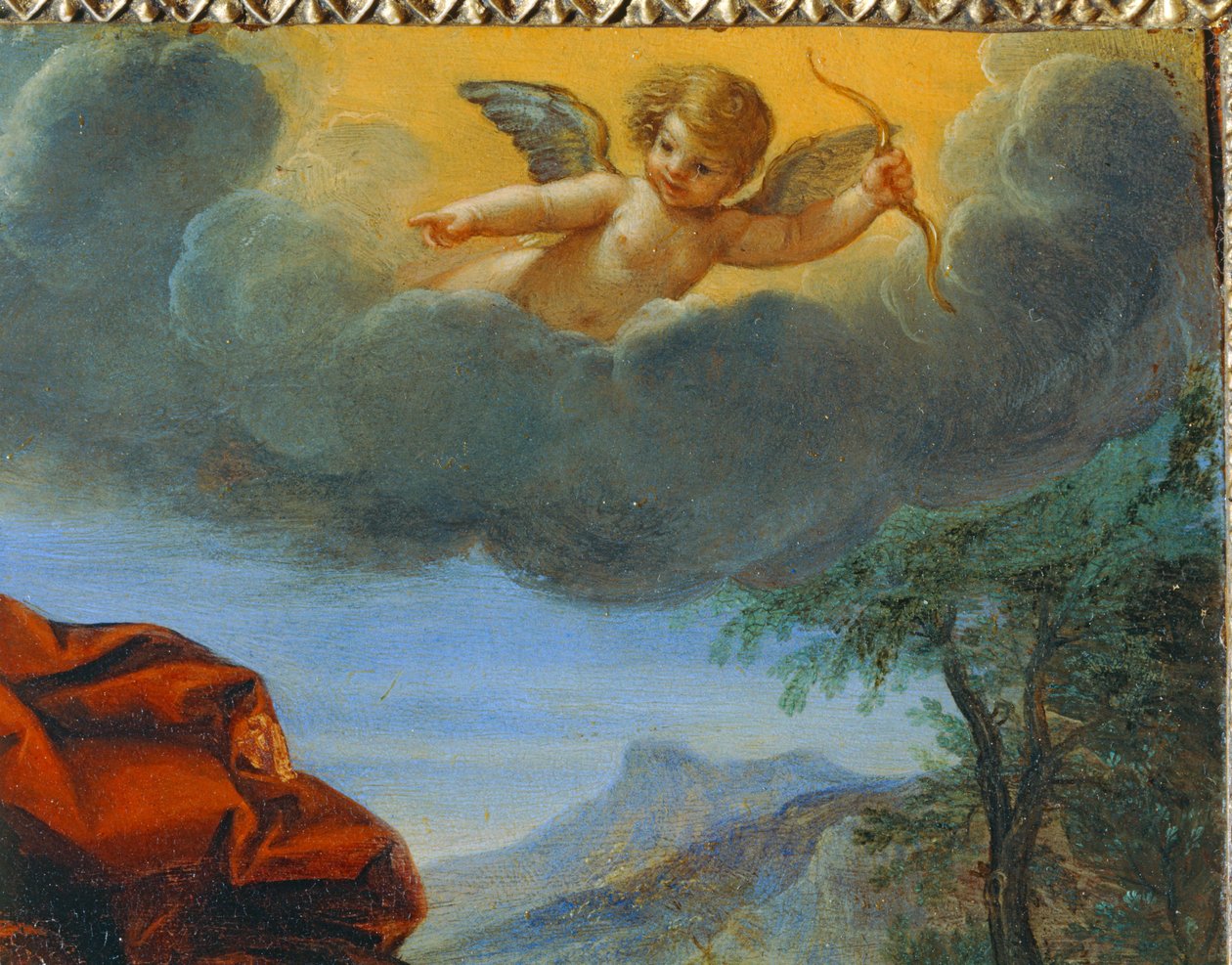 Apollon en Daphne - Apollo en Daphne ... door Francesco Albani