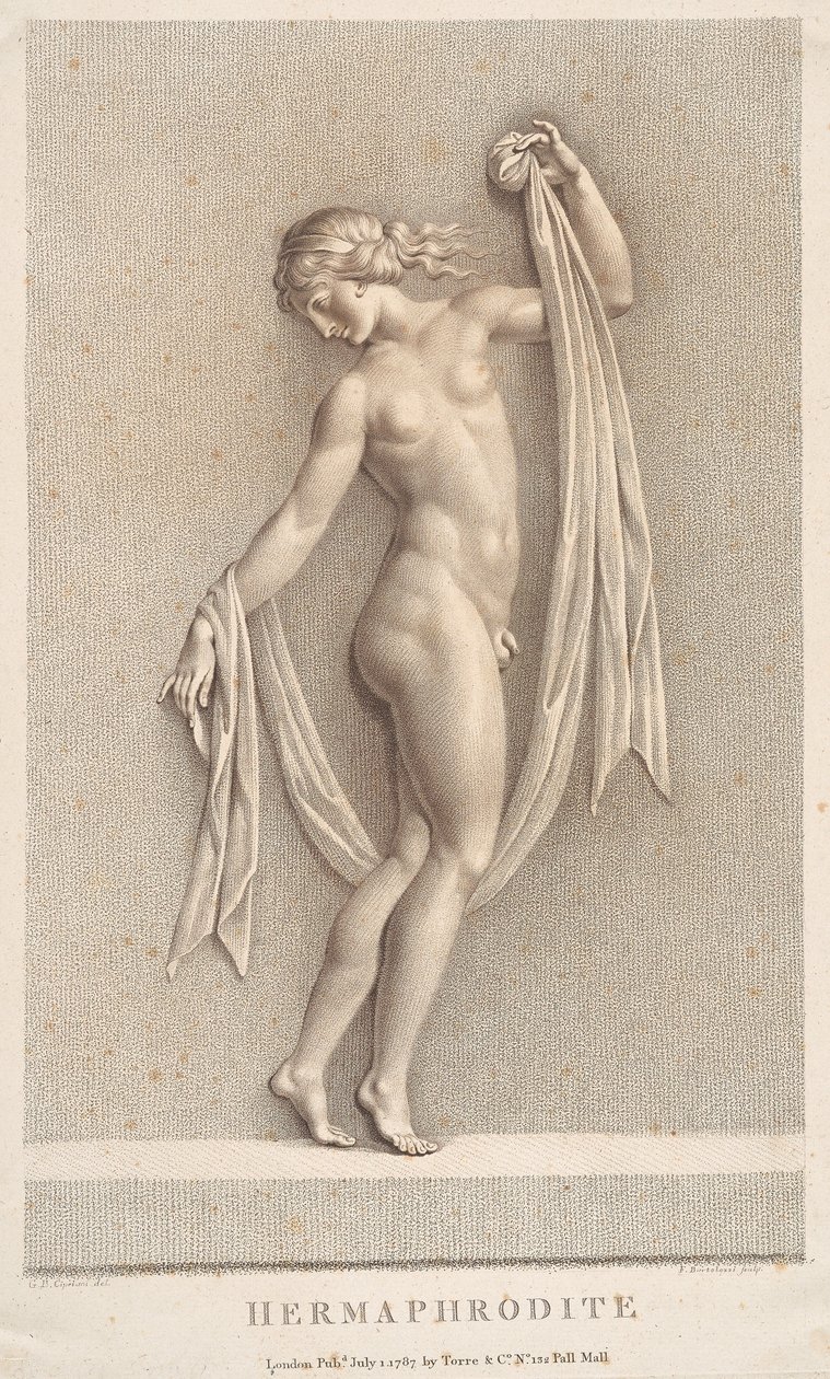 Hermafrodiet door Francesco Bartolozzi