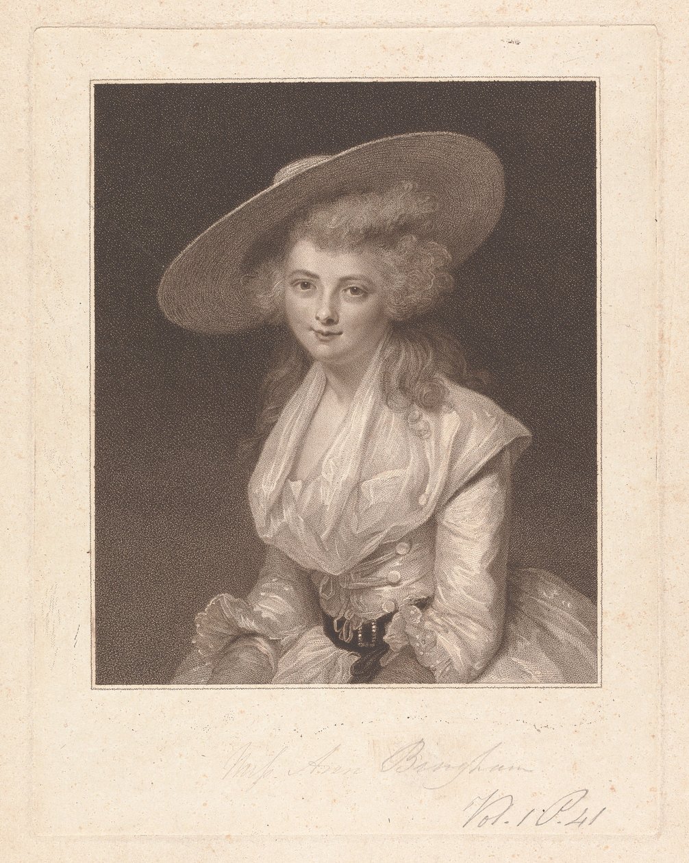 Lady Anne Bingham door Francesco Bartolozzi
