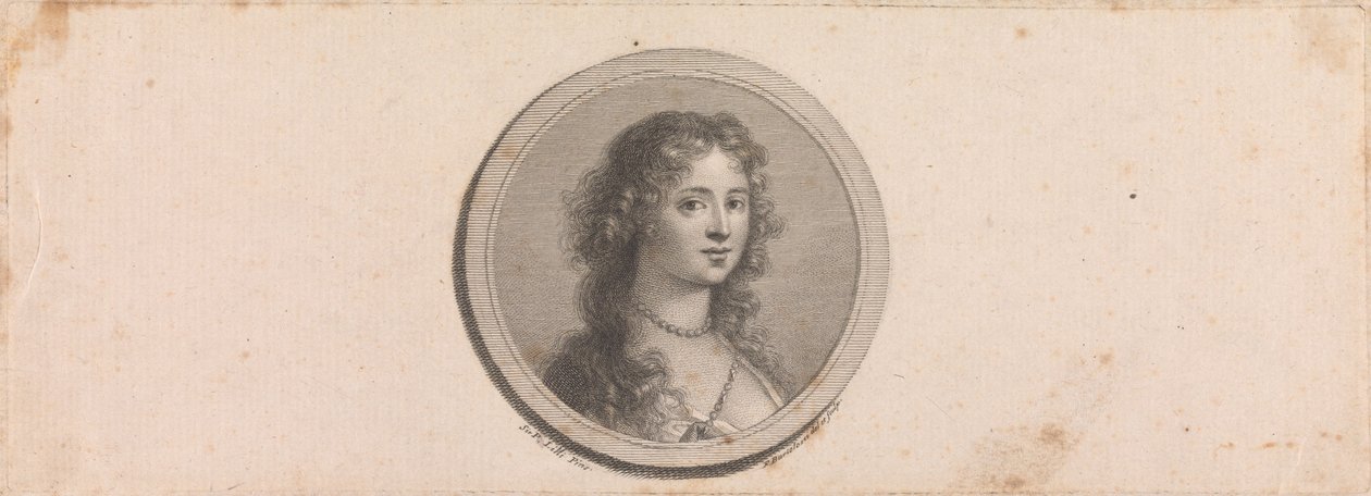 Lady Gertrude, markiezin van Halifax door Francesco Bartolozzi
