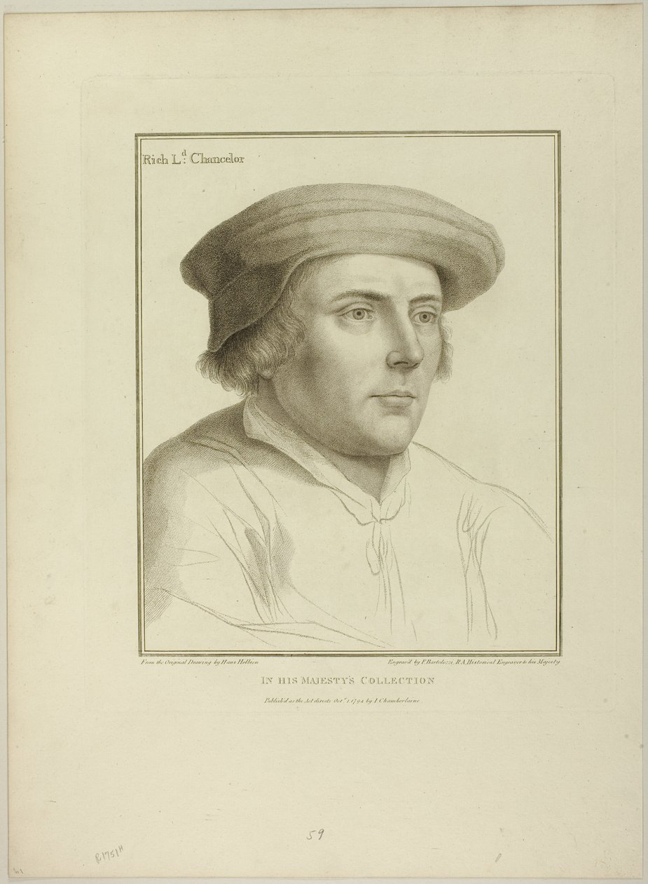 Lord Rich door Francesco Bartolozzi