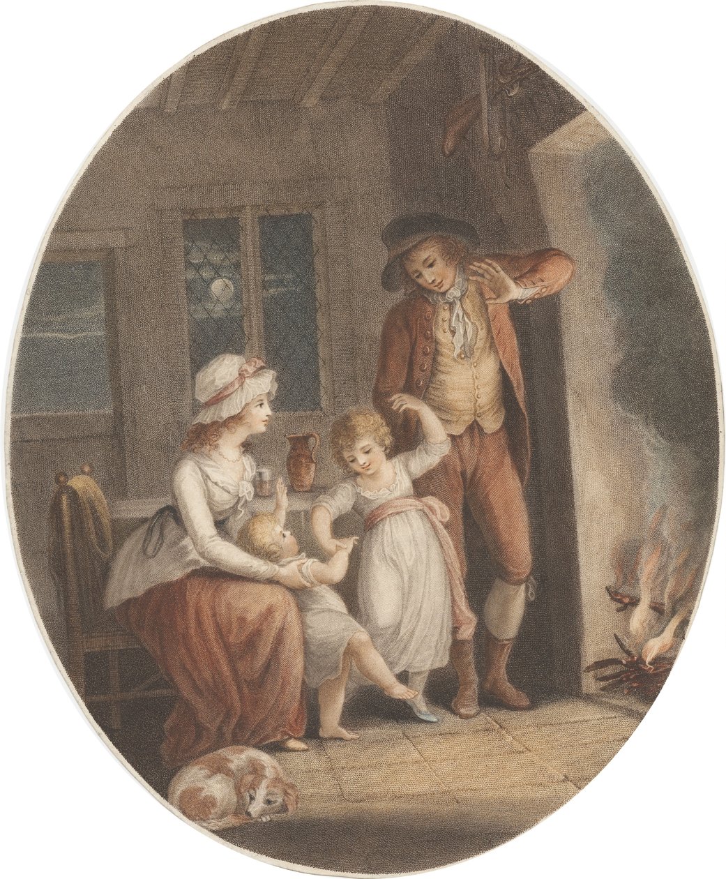 Nacht door Francesco Bartolozzi