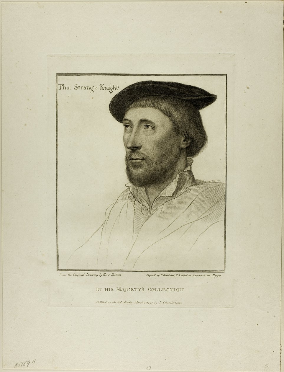 Sir Thomas Strange door Francesco Bartolozzi