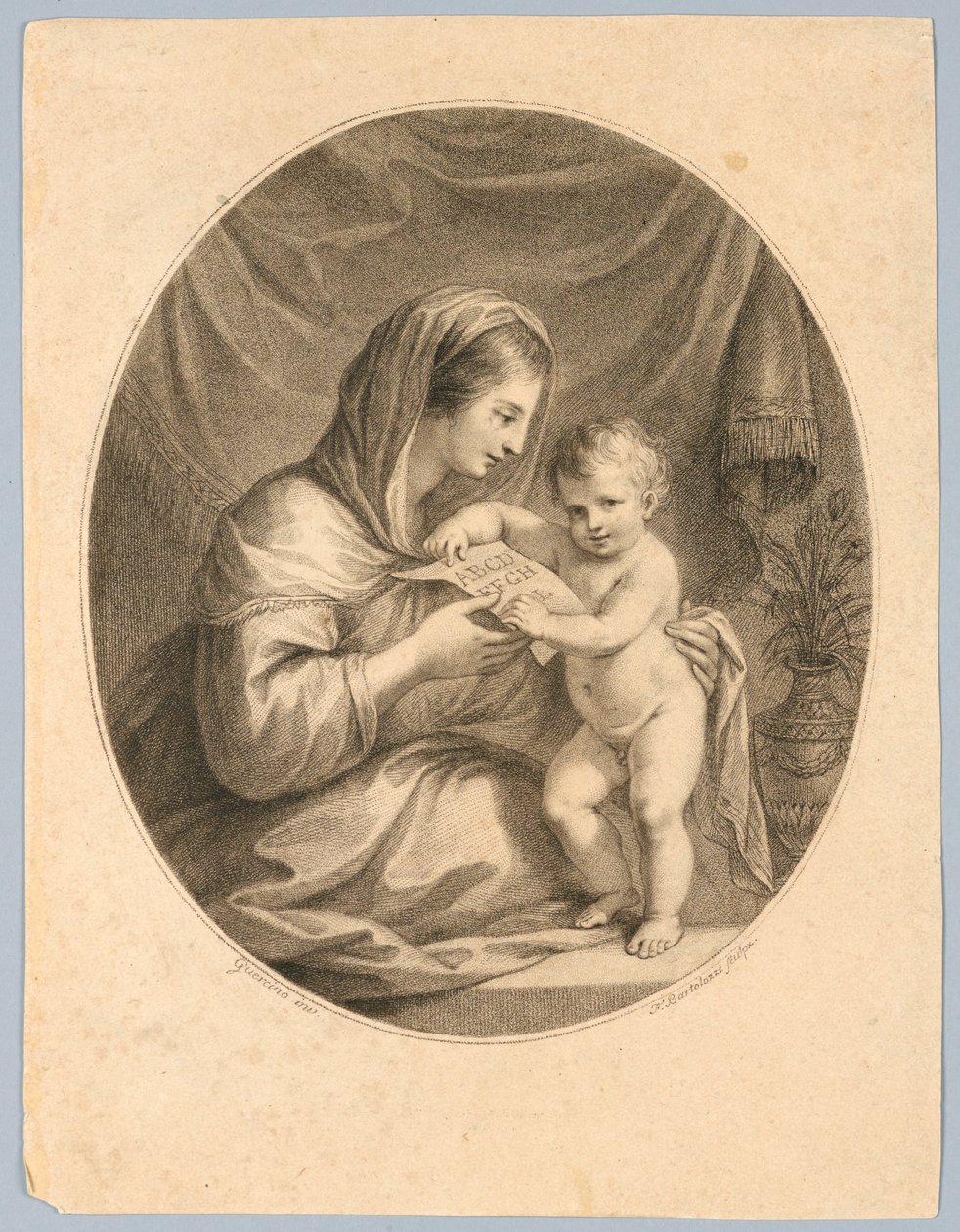De Eerste Les door Francesco Bartolozzi