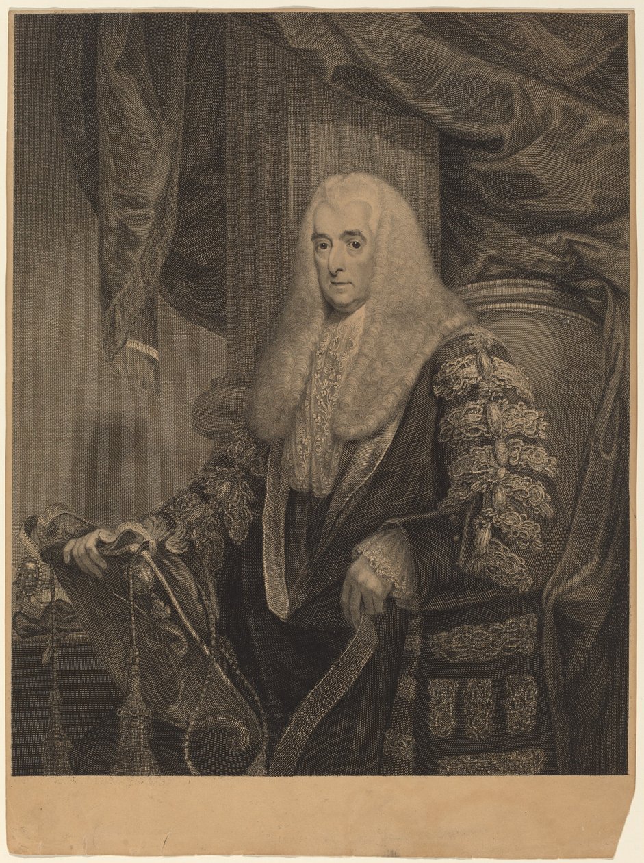 Alexander, Heer van Loughborough door Francesco Bartolozzi after James Northcote