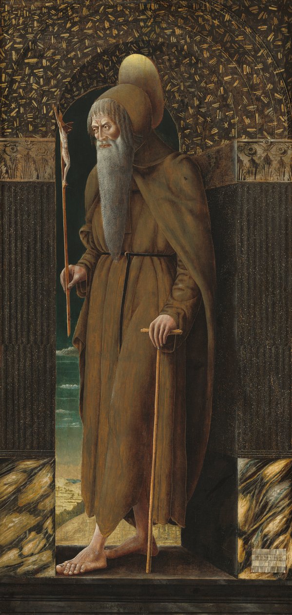 Heilige Jeroen door Francesco Benaglio