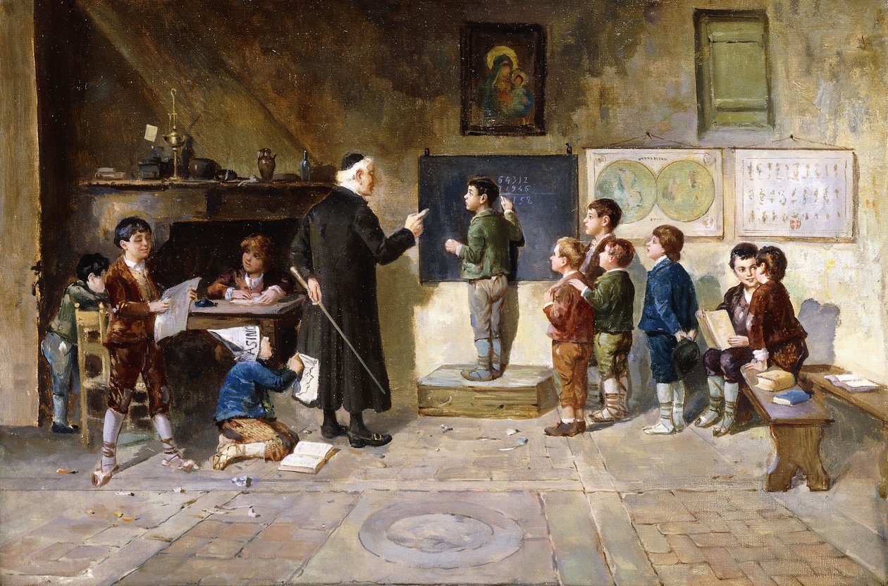 Het klaslokaal door Francesco Bergamini